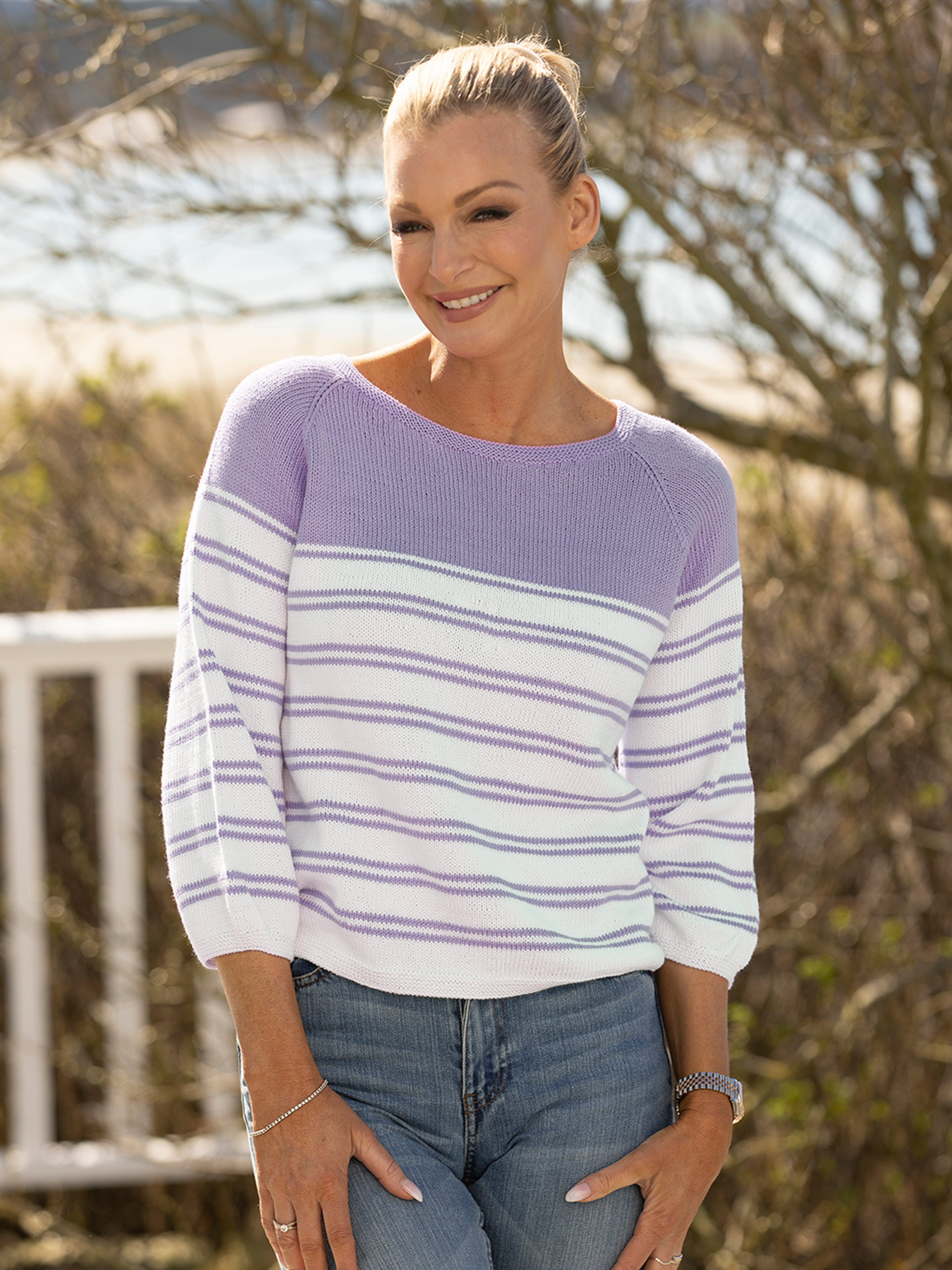 2320-2 Pink genser lys lilla