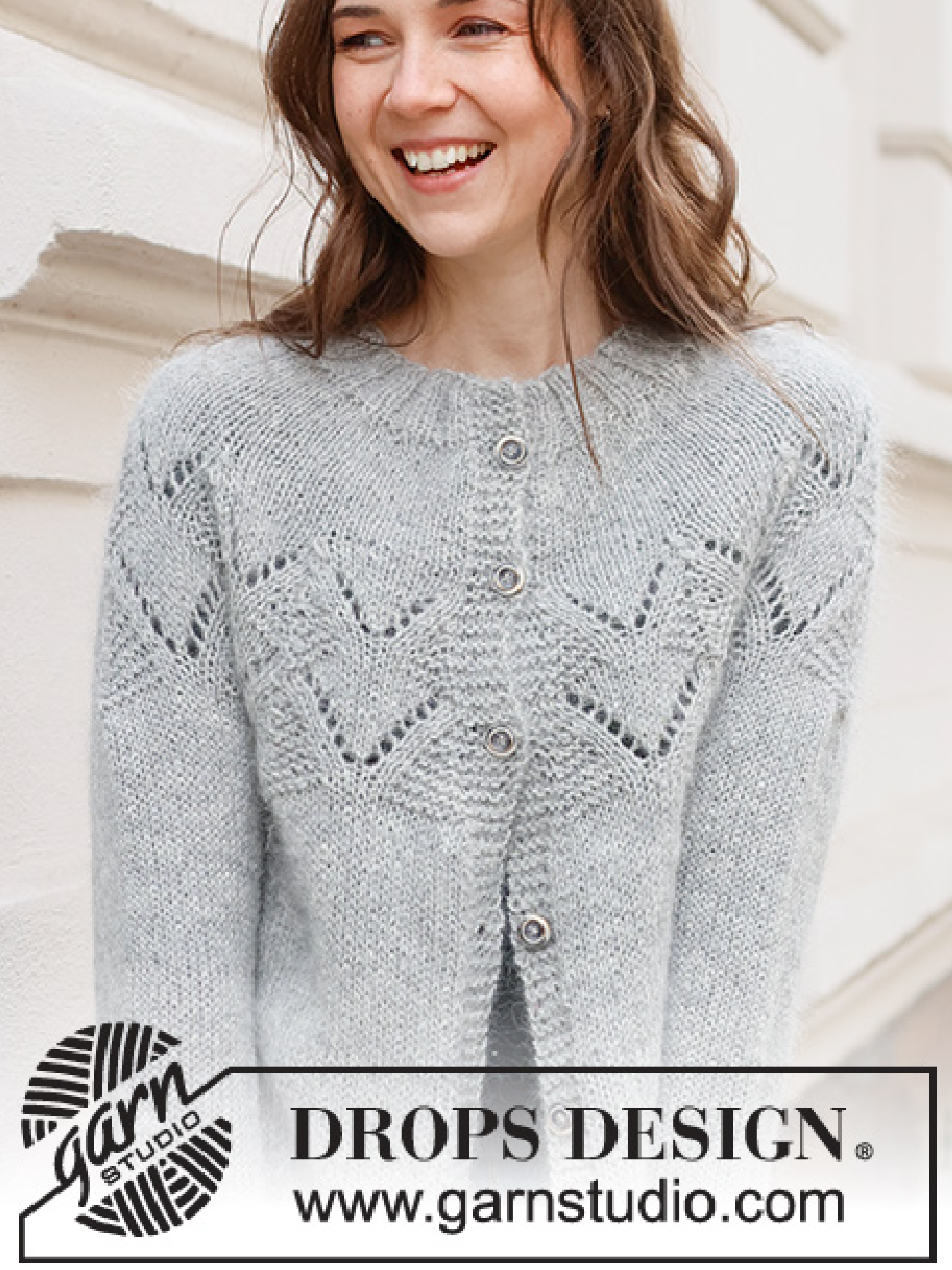 237-14 Silver Diamond Cardigan
