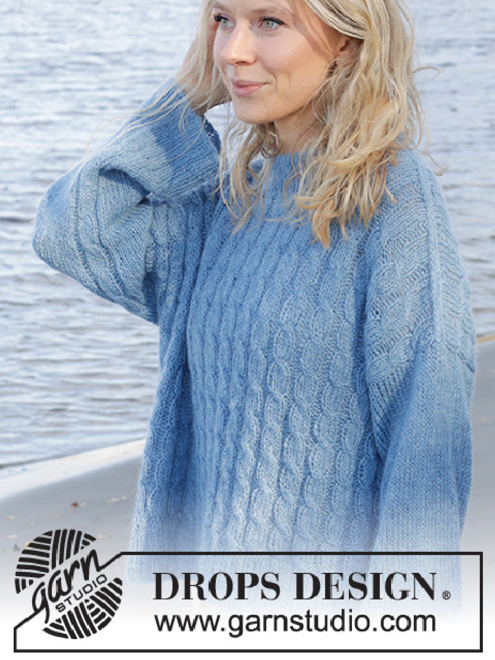 239-24 Bluebell Twist Sweater