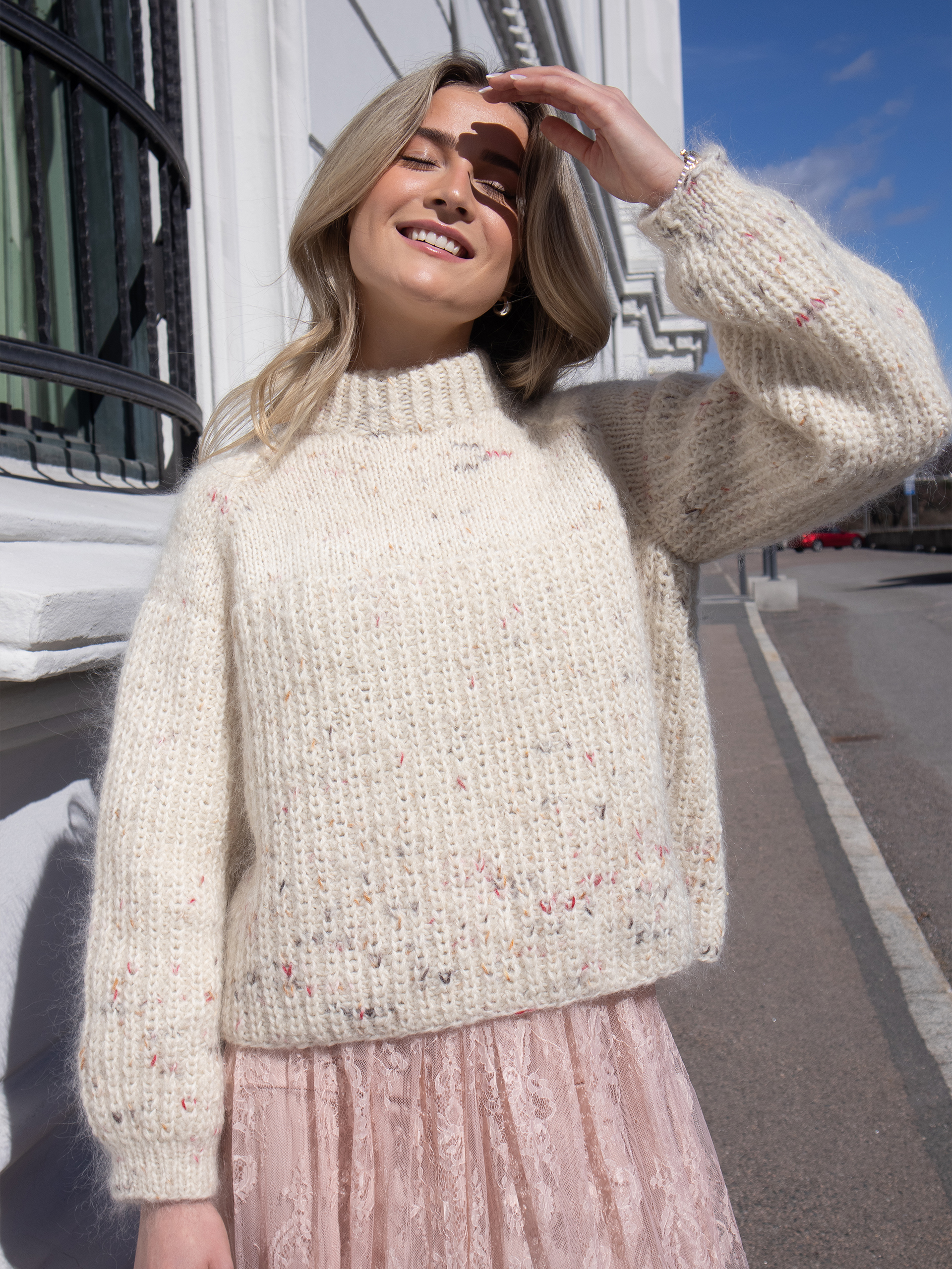 24-35 Half'n Half genser