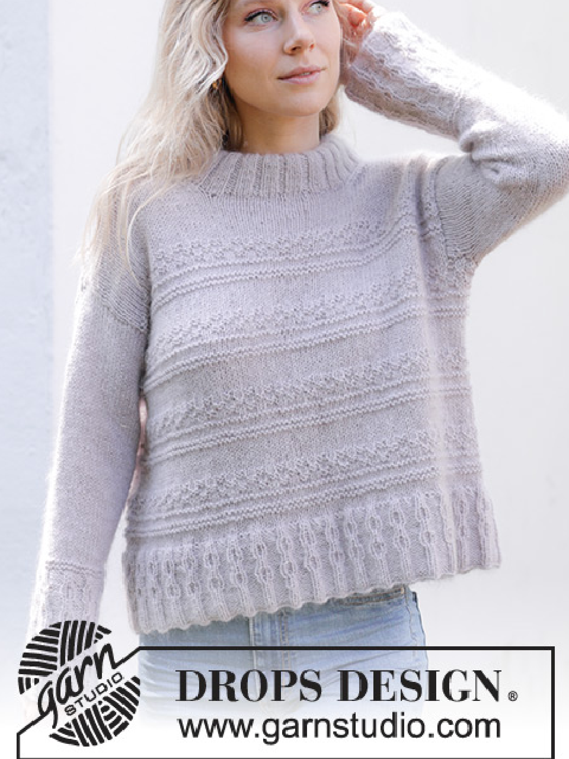 243-15 Lavender Romance Sweater