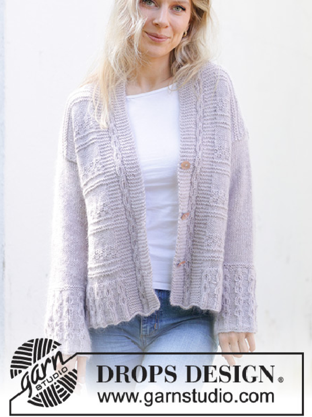 243-18 Lavender Romance Cardigan