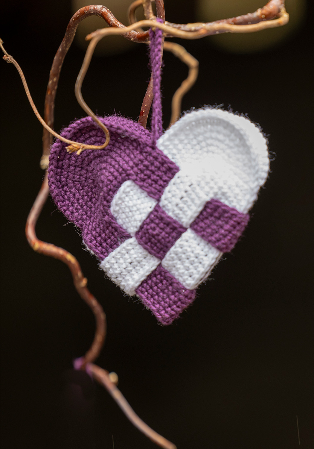 2431-13 Julekurv (Heklegarn)