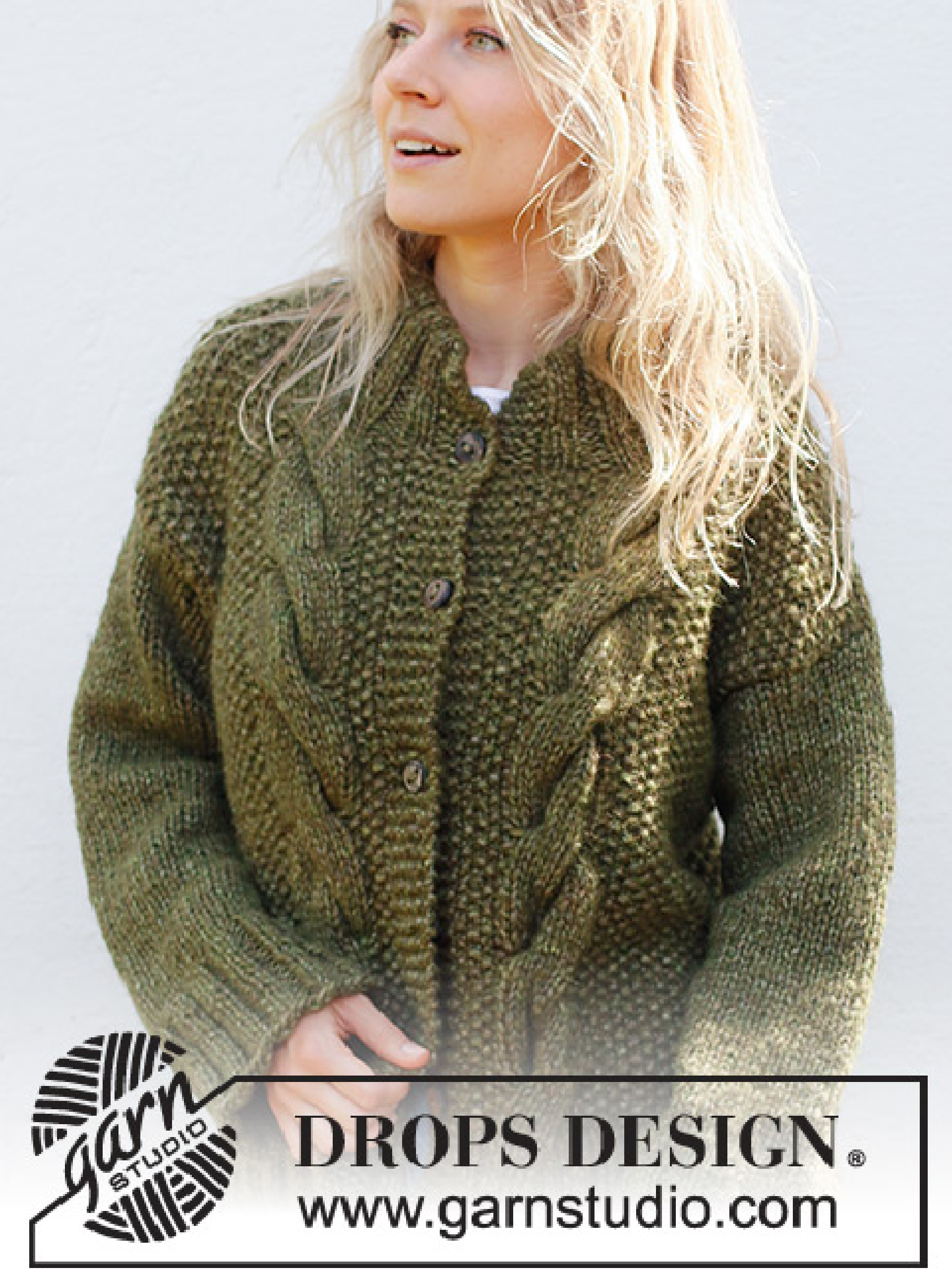 244-31 Moss Vine Sweater Cardigan