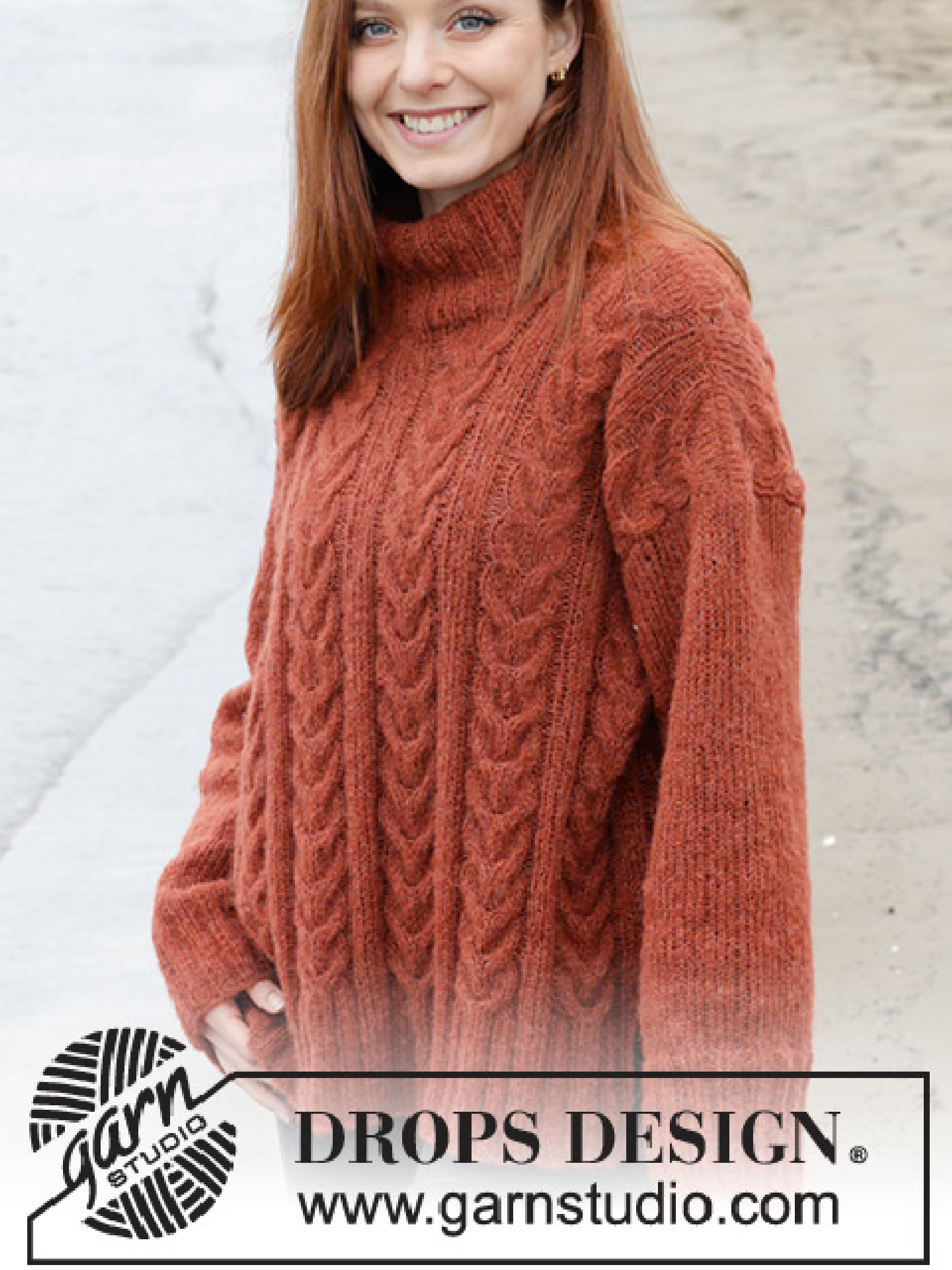 245-10 Flaming Heart Sweater