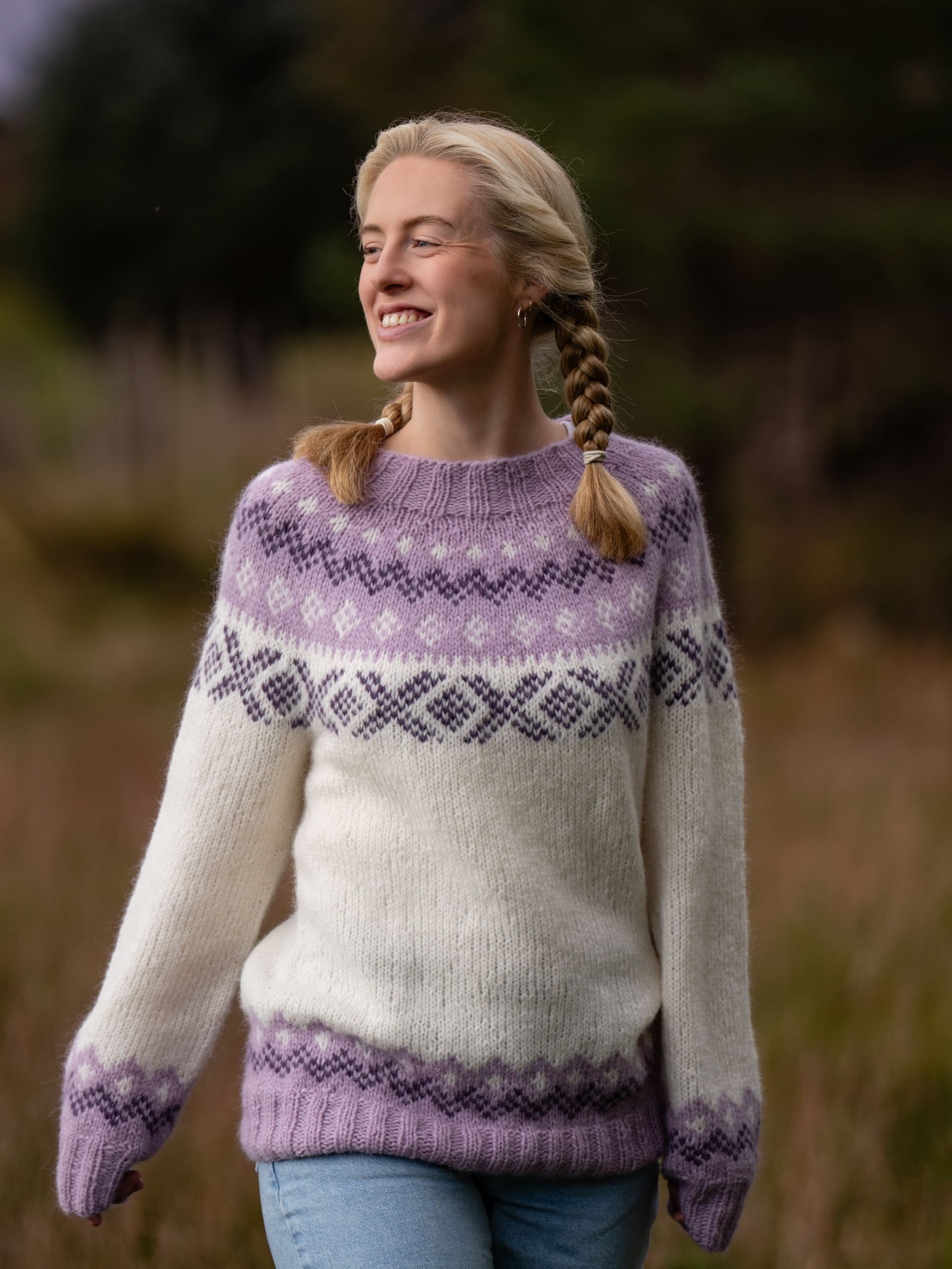 421V-7 Purple valley genser