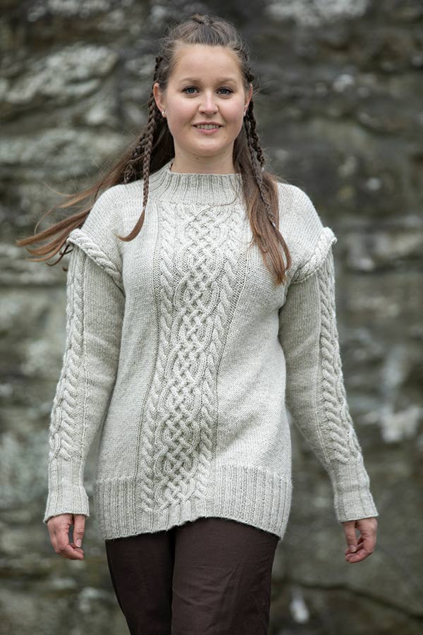 2127-2c Sif Viking tröja pärlgrå