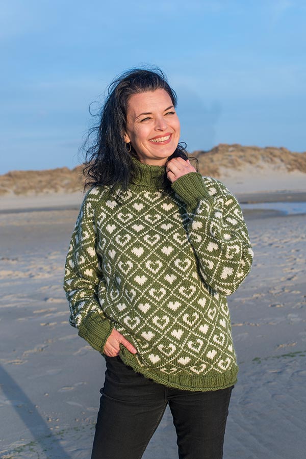 438-01 Sammen tröja oliv