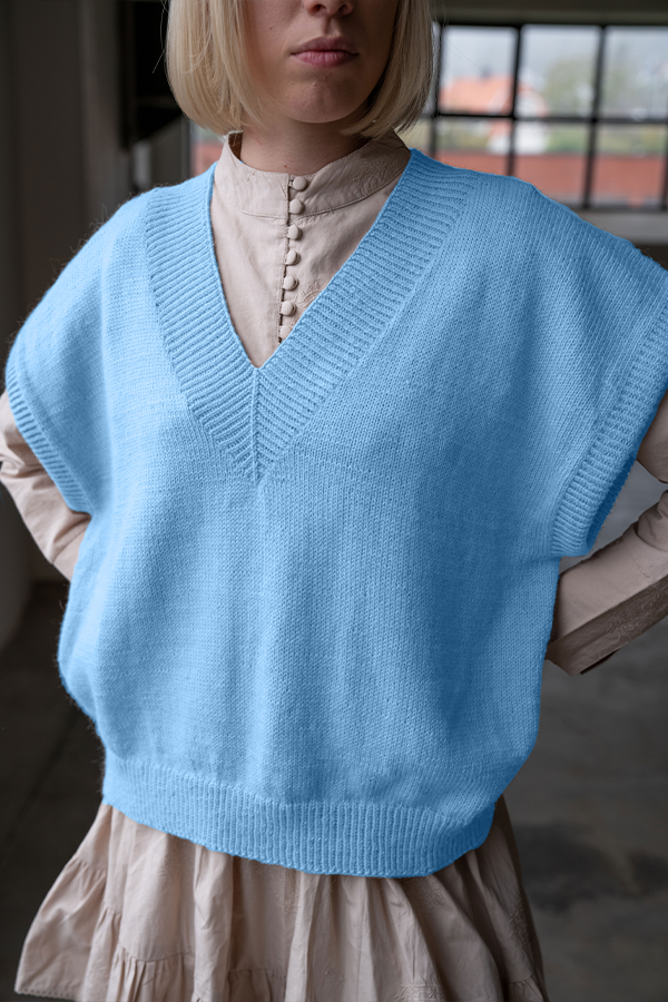 443-16b Léonie väst isblå 