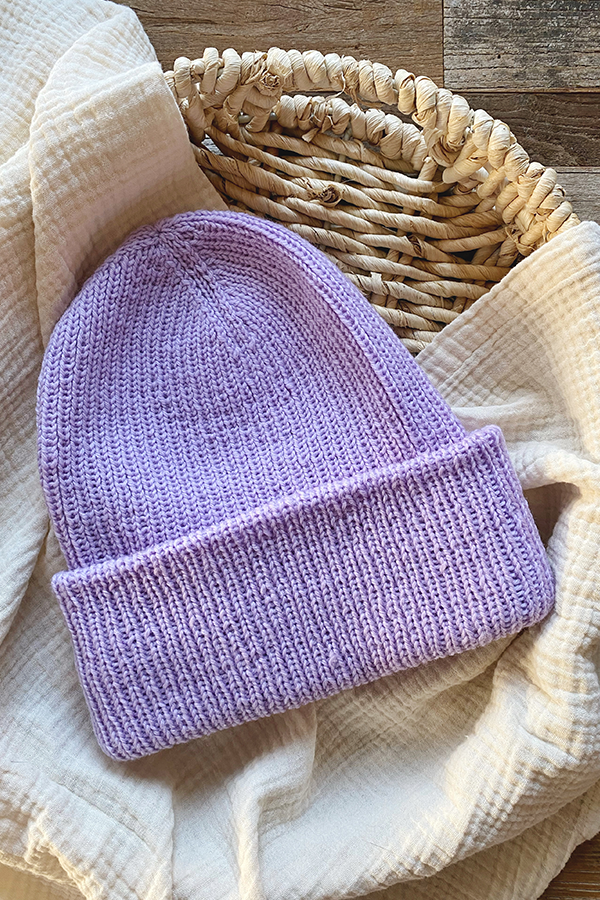 445-01 Vian mössa ljus lavendel 