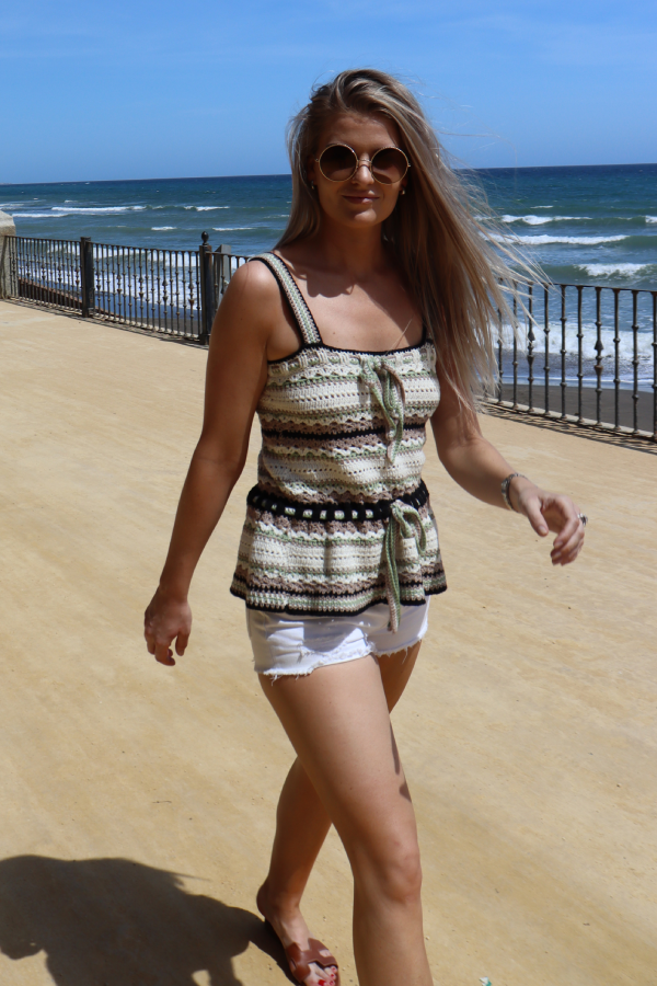 413-06 Eve singlet petrol