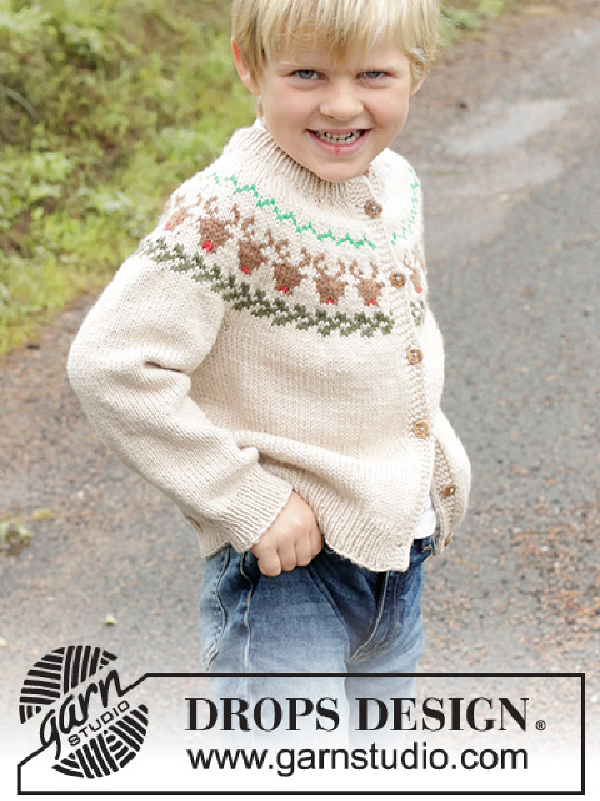 47-17 Reindeer Dance Cardigan