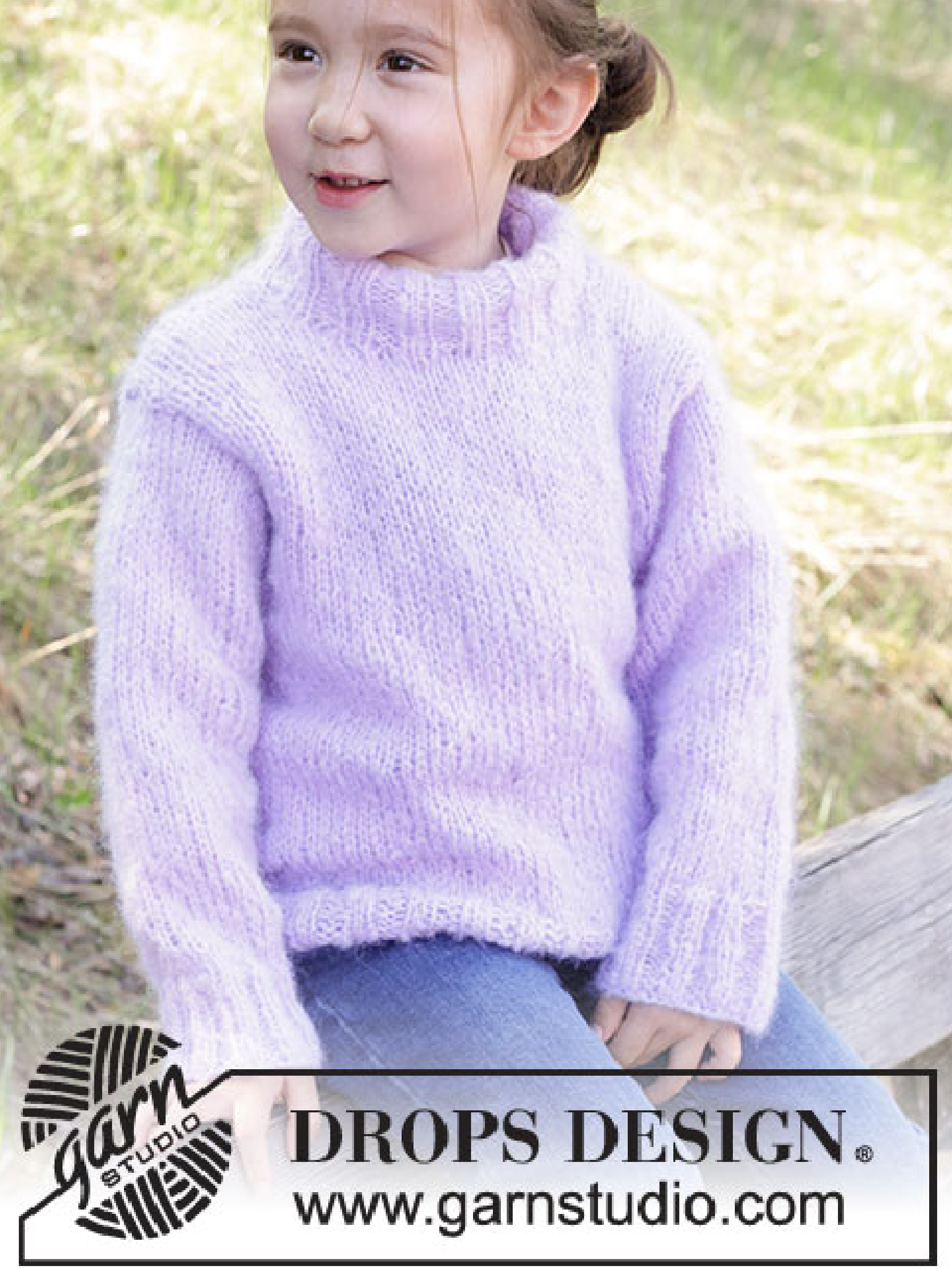 47-2 Smiling Lavender Sweater