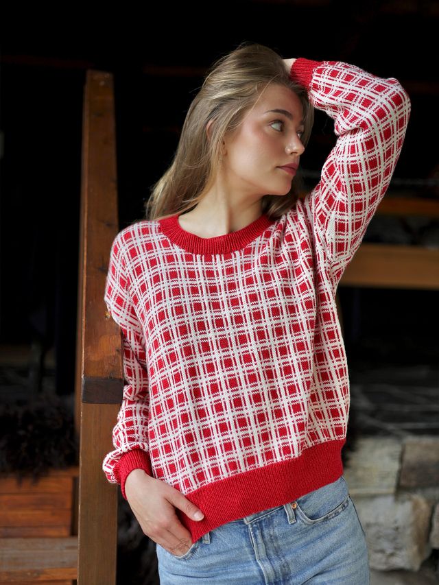 529S-03 SON cotton merino m/skinnlapp