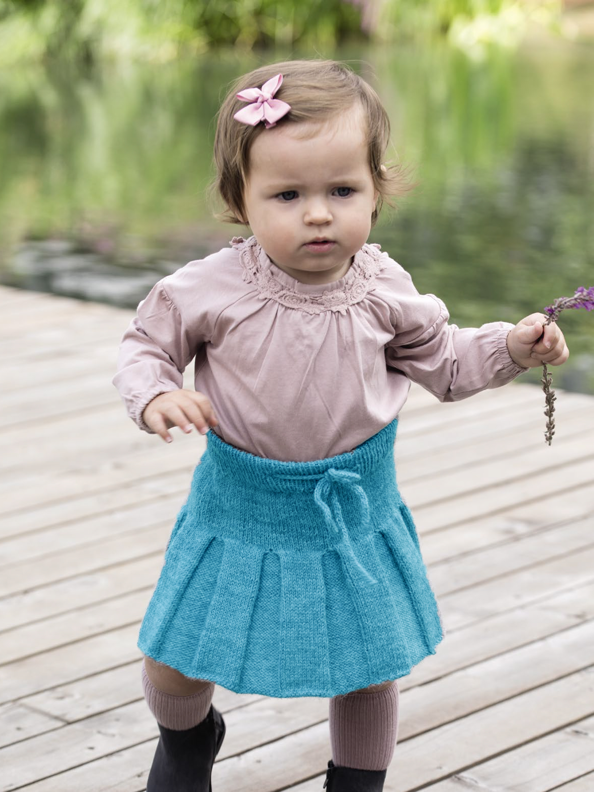 62-06 Dorthe Skjørt turkis