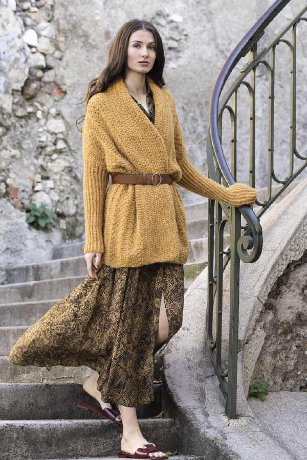 66-10 Tabriz Jakke Gul