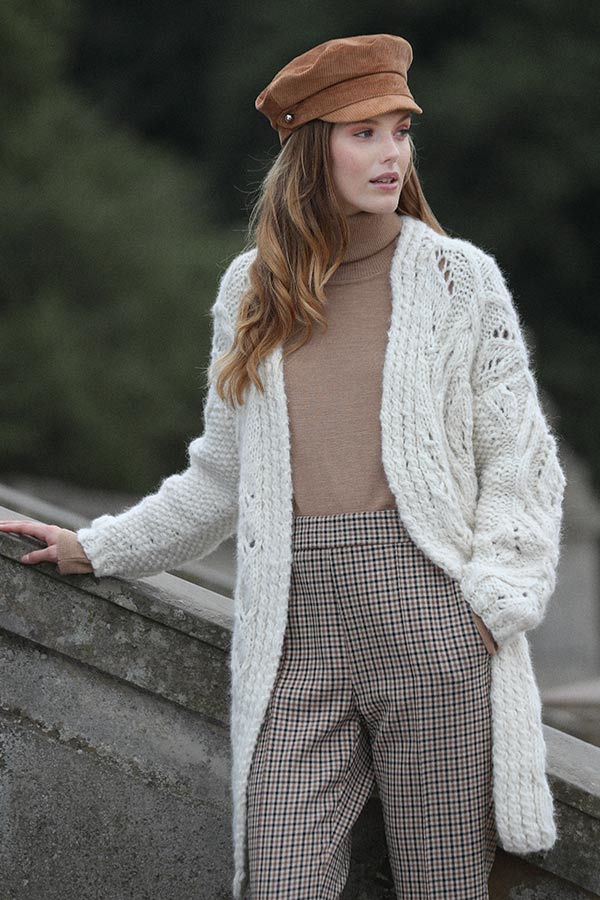 68-11 Ella 3/4 jakke natur