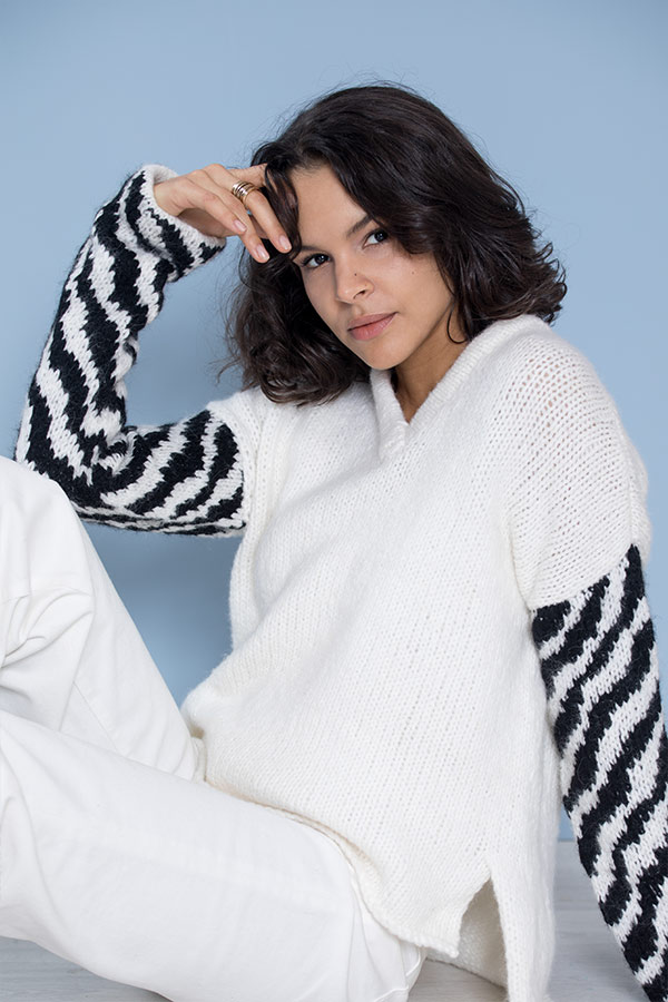 78-6 Zest tröja svart