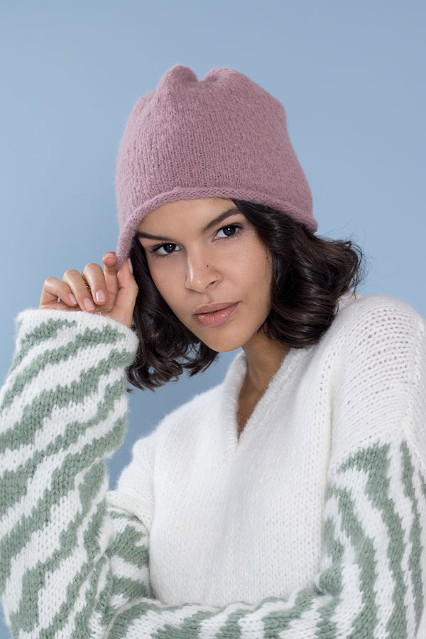 78-7 Zest mössa rose