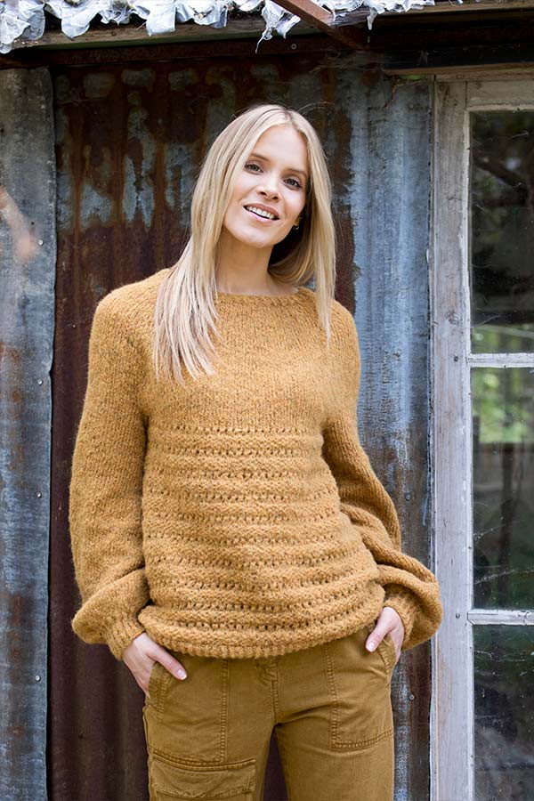 80-06 Sofie genser gul