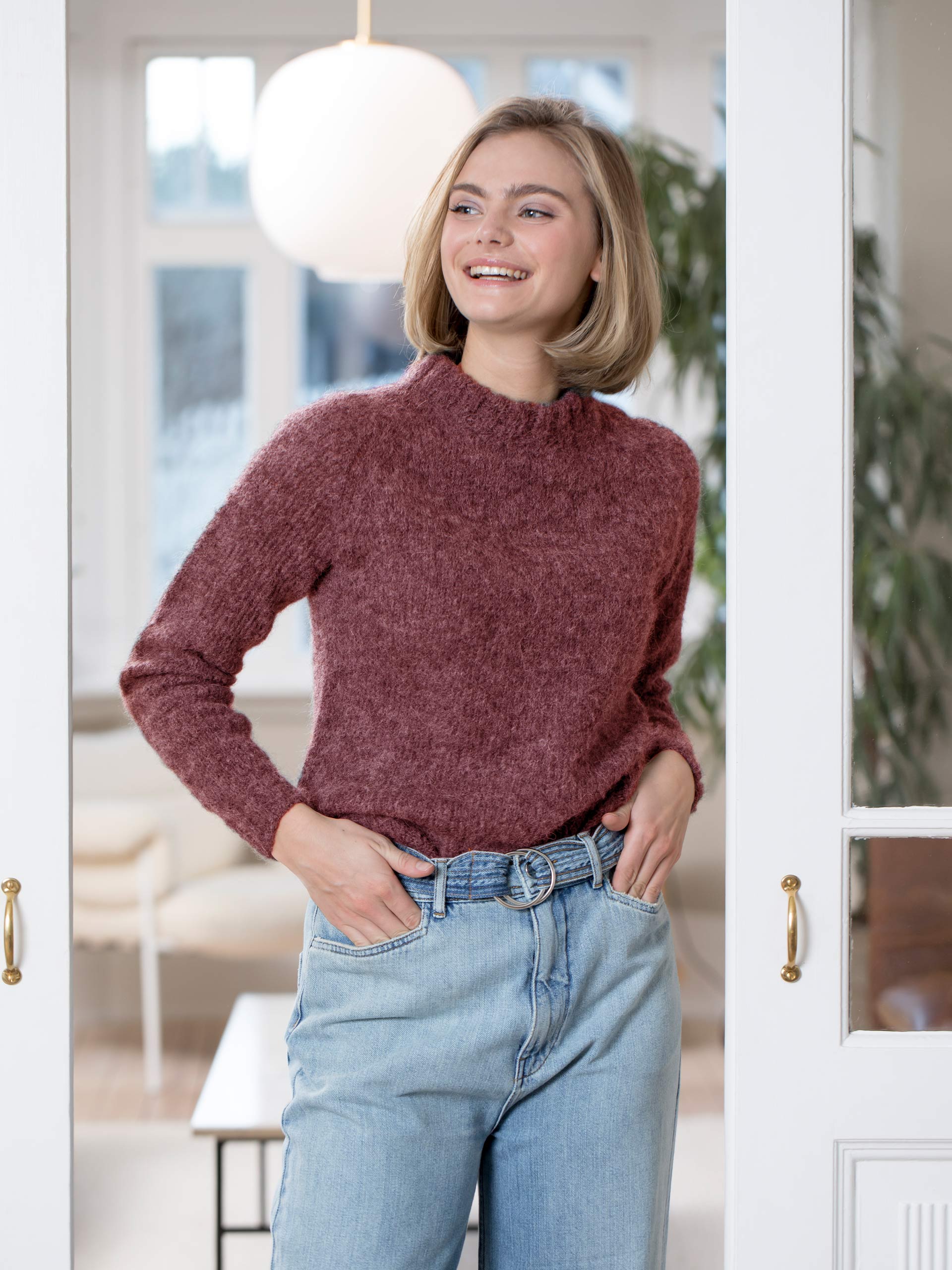 90-01 Ragne genser redwood