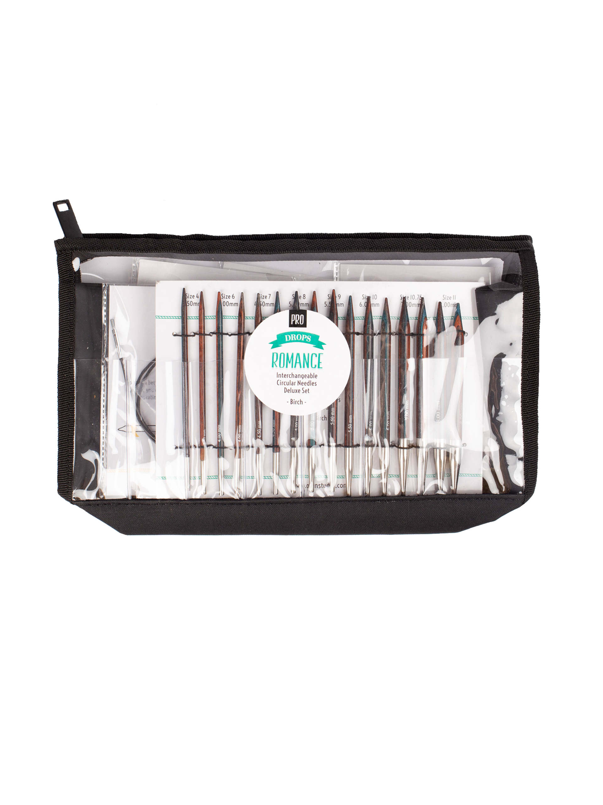 Utbytbara Rundstickor - Sett - trä