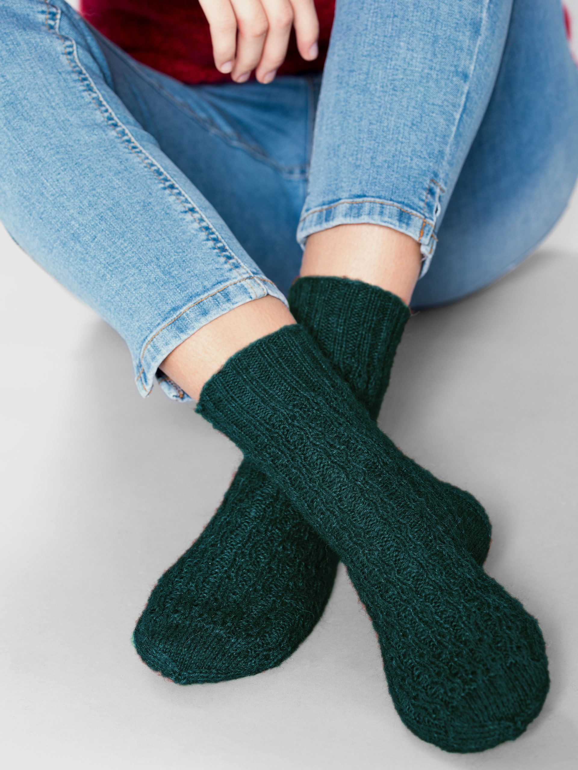 99-04 Leanna lace sokker grangrønn