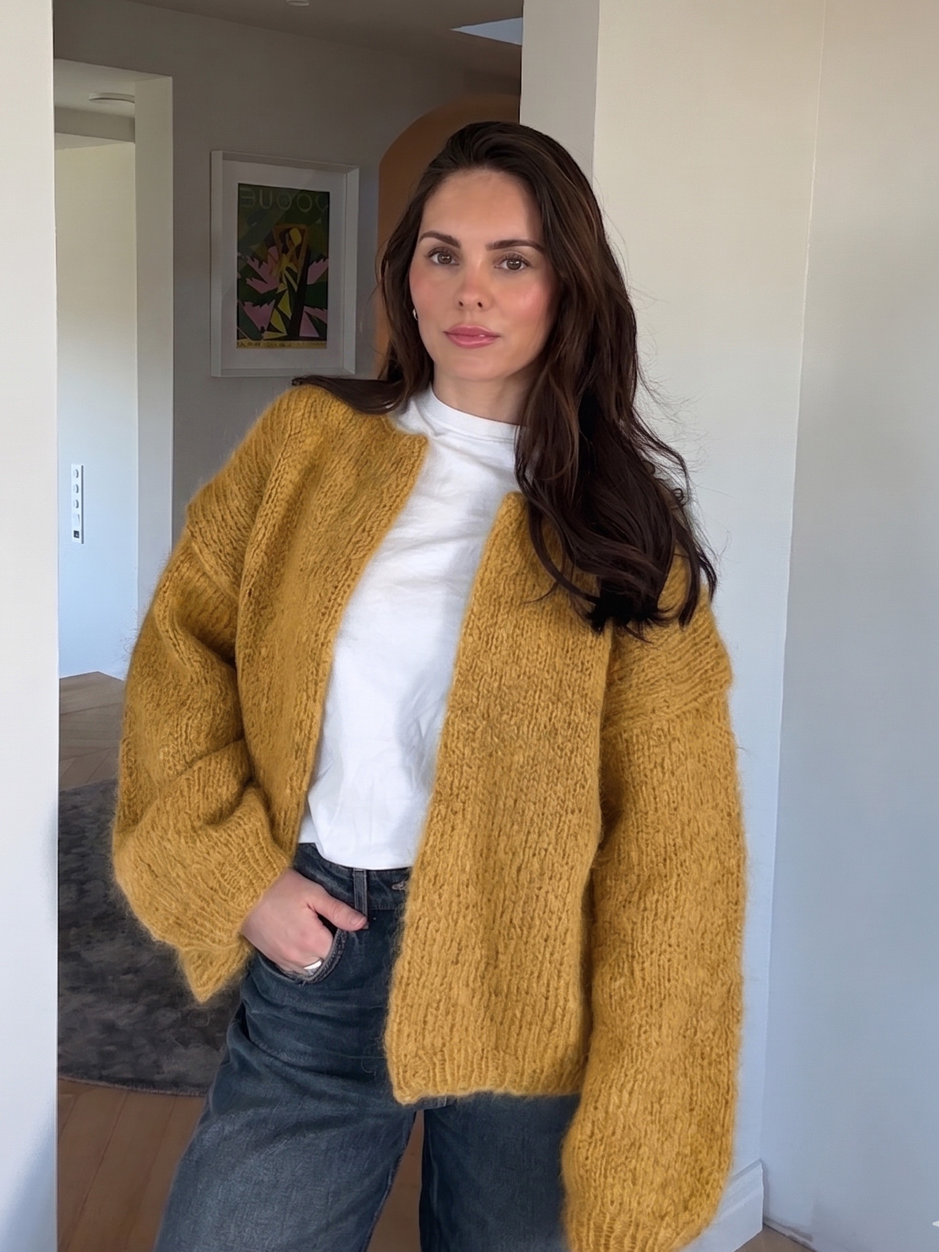 Ada cardigan gullgul