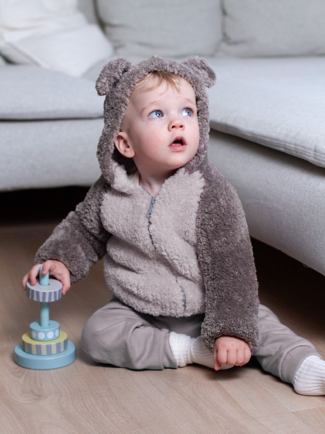 24024-F Bamse jakke natur