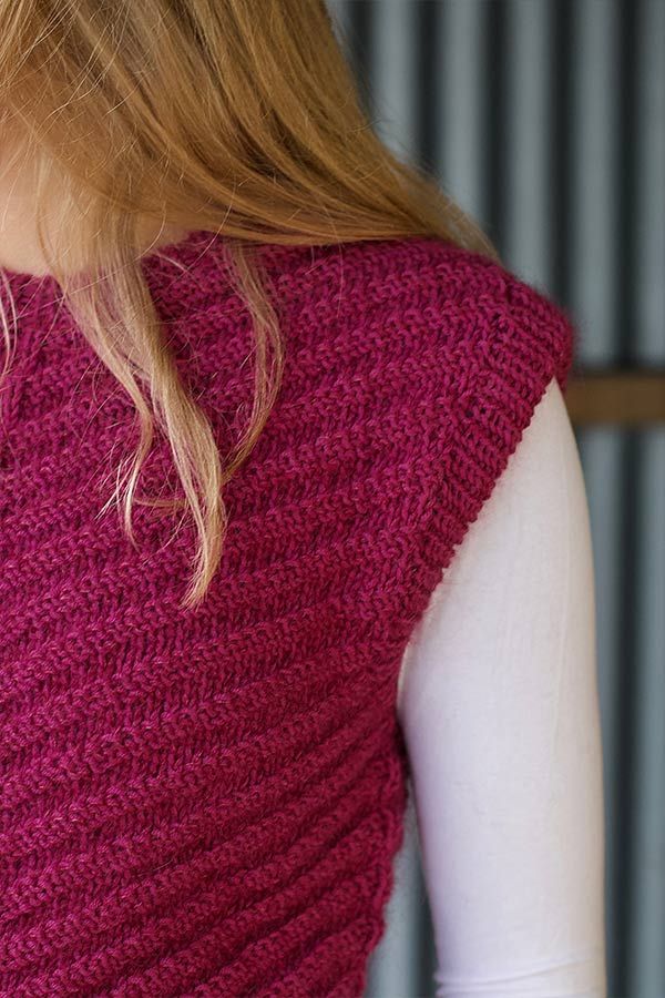 WENA väst mörkrosa