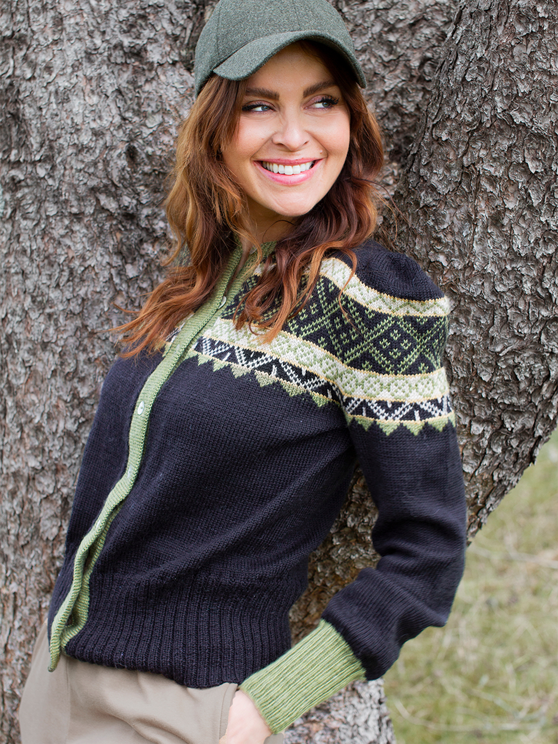 BIRGIT cardigan svart