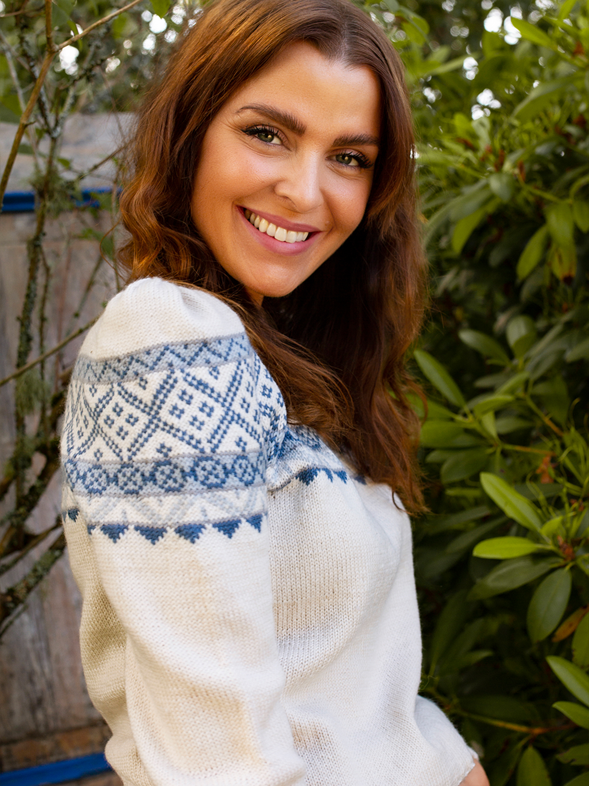 Birgit tröja kitt/denim