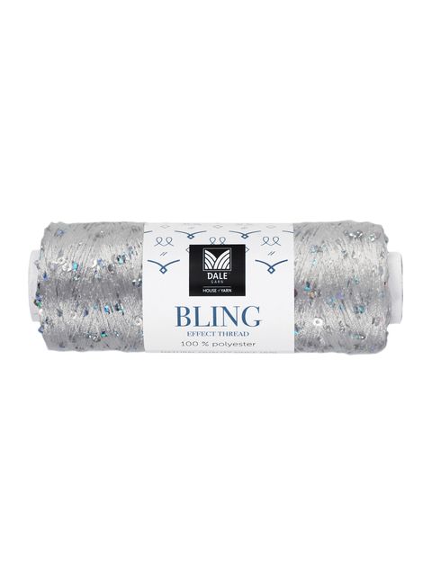 Bling effekttråd - Grå