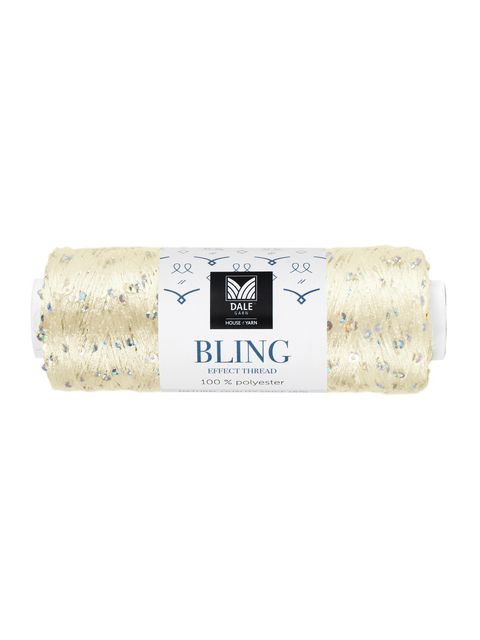 Bling effekttråd - Offwhite