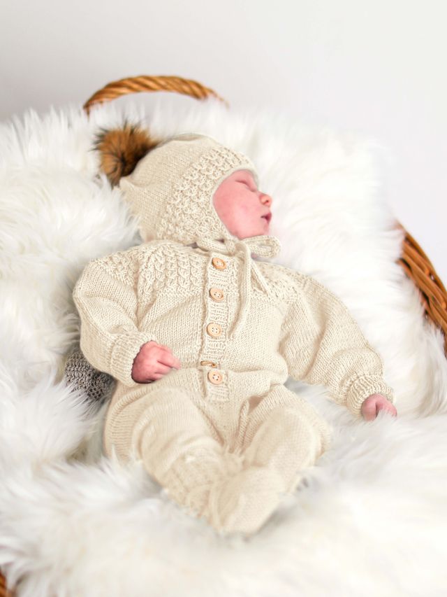 Bysse babydräkt natur