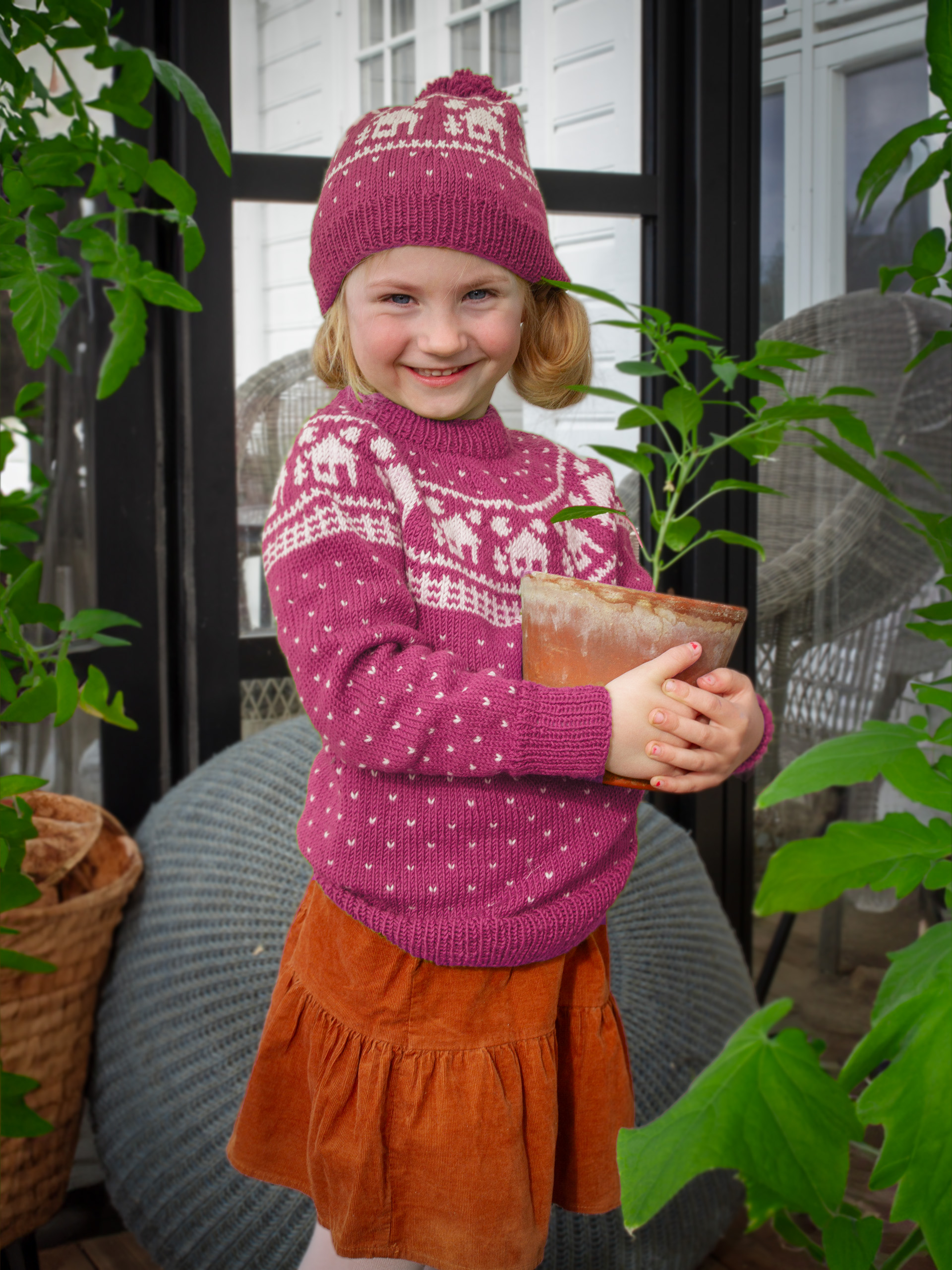 423K-02c CABIN tröja och mössa