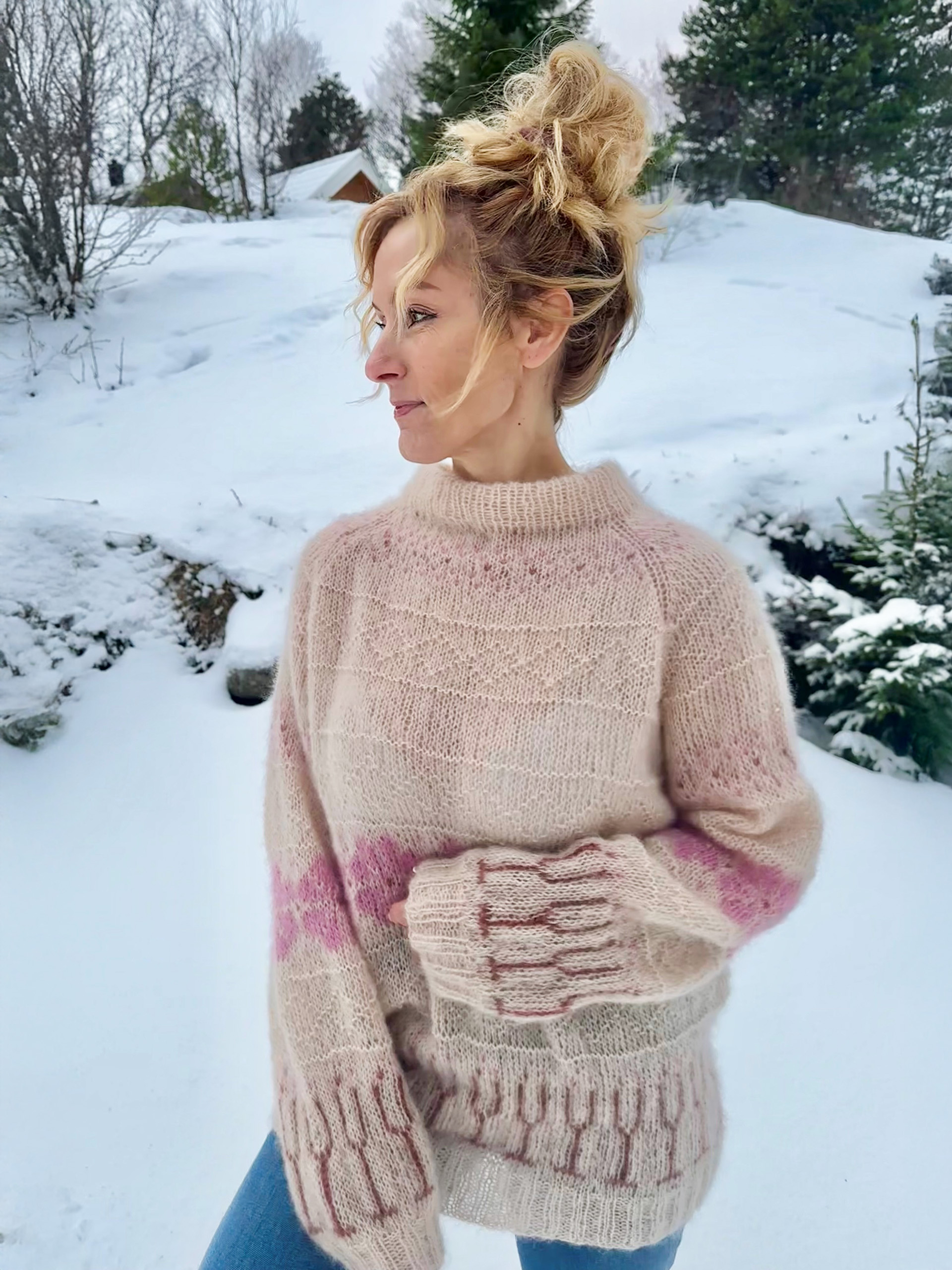 521E-02a Champagneflicka tröja