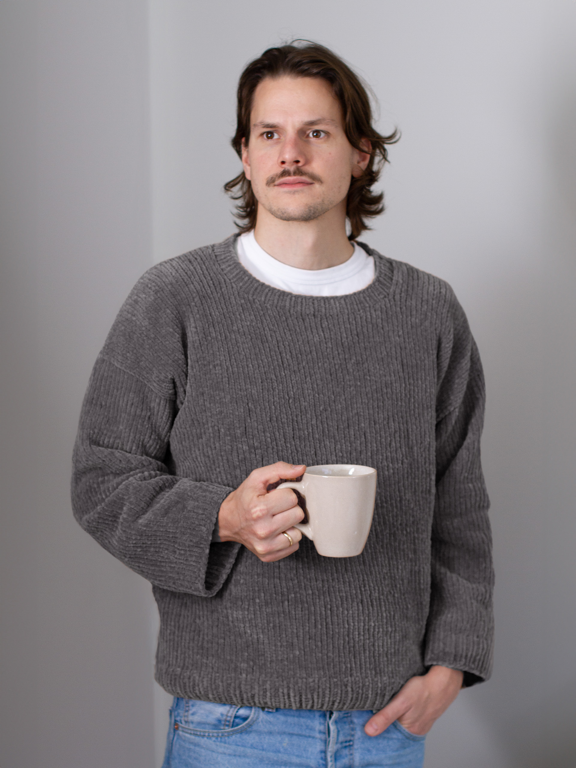 24024-E Chane genser - Grå