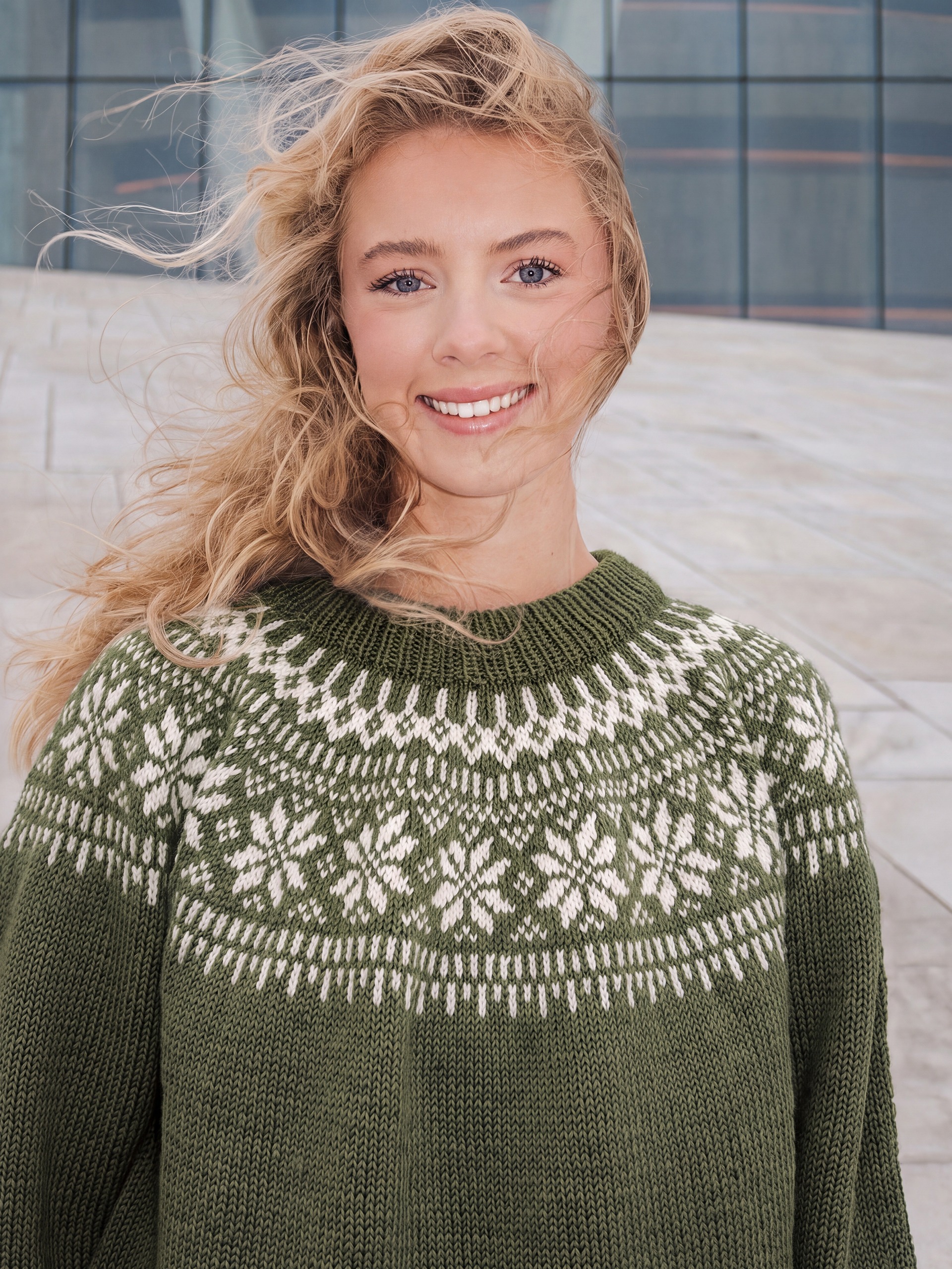 621MS-49a Chunky Selbu tröja (Wool)