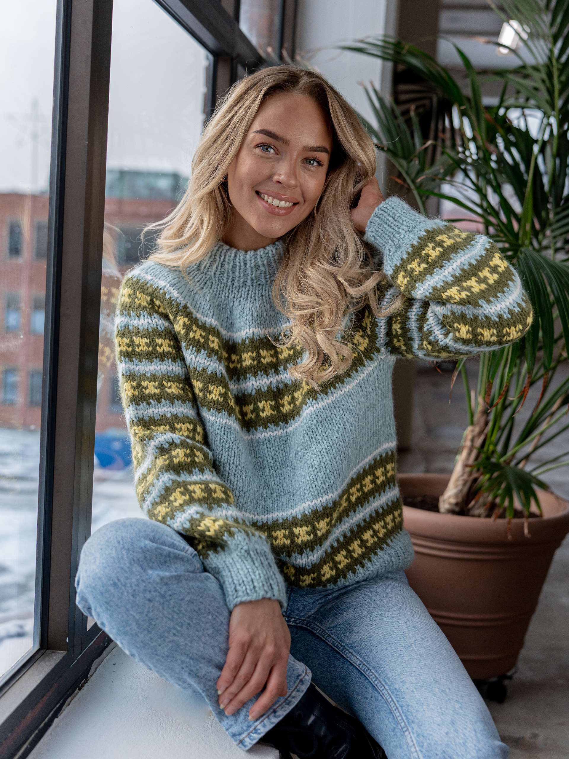 Disi tröja vol. 1 ljus blå