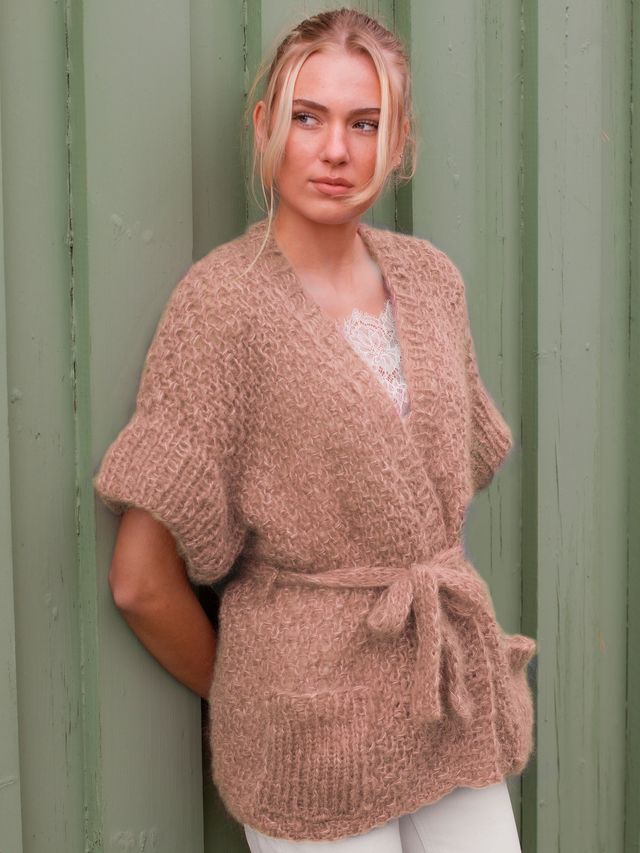 DOLCE väst ljus laxrosa