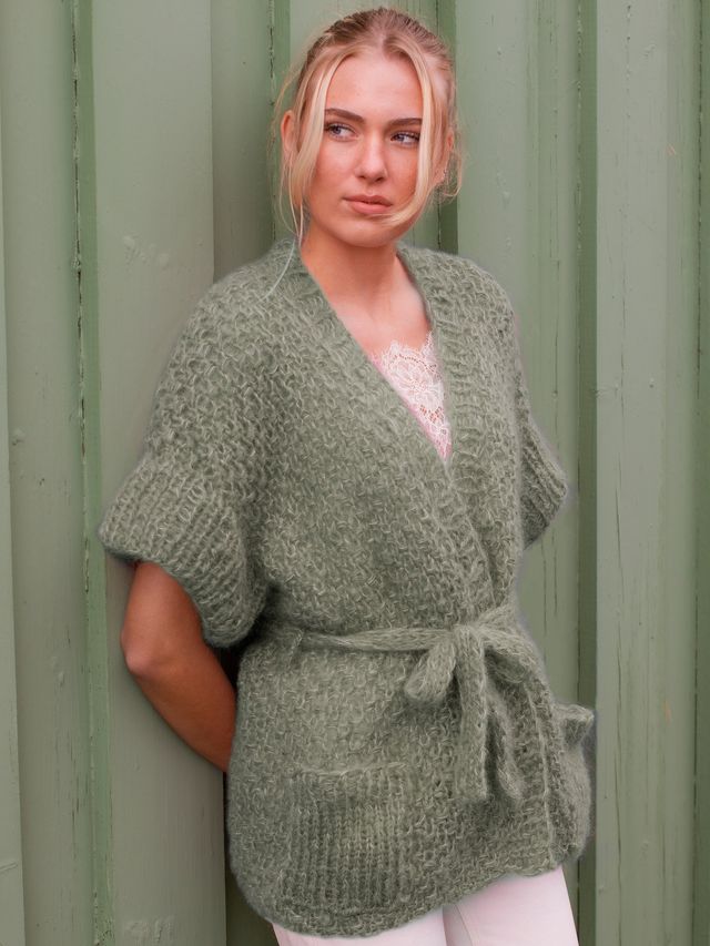 DOLCE väst salviagrön