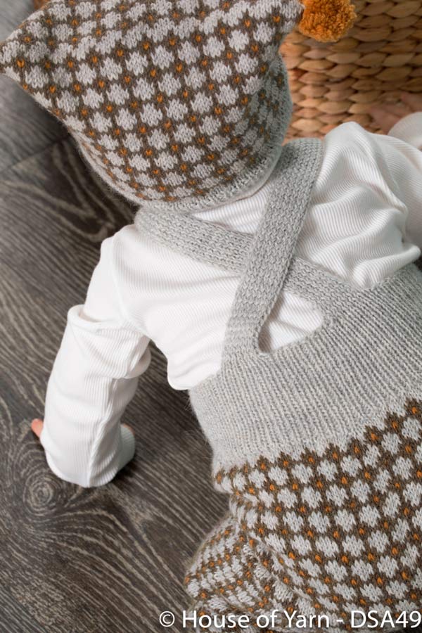 49-10 Linus Mønstersett - Bukse (UTGÅTT GARN)