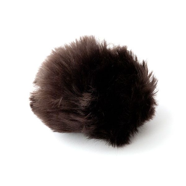 PomPon Mörk Brun Stor