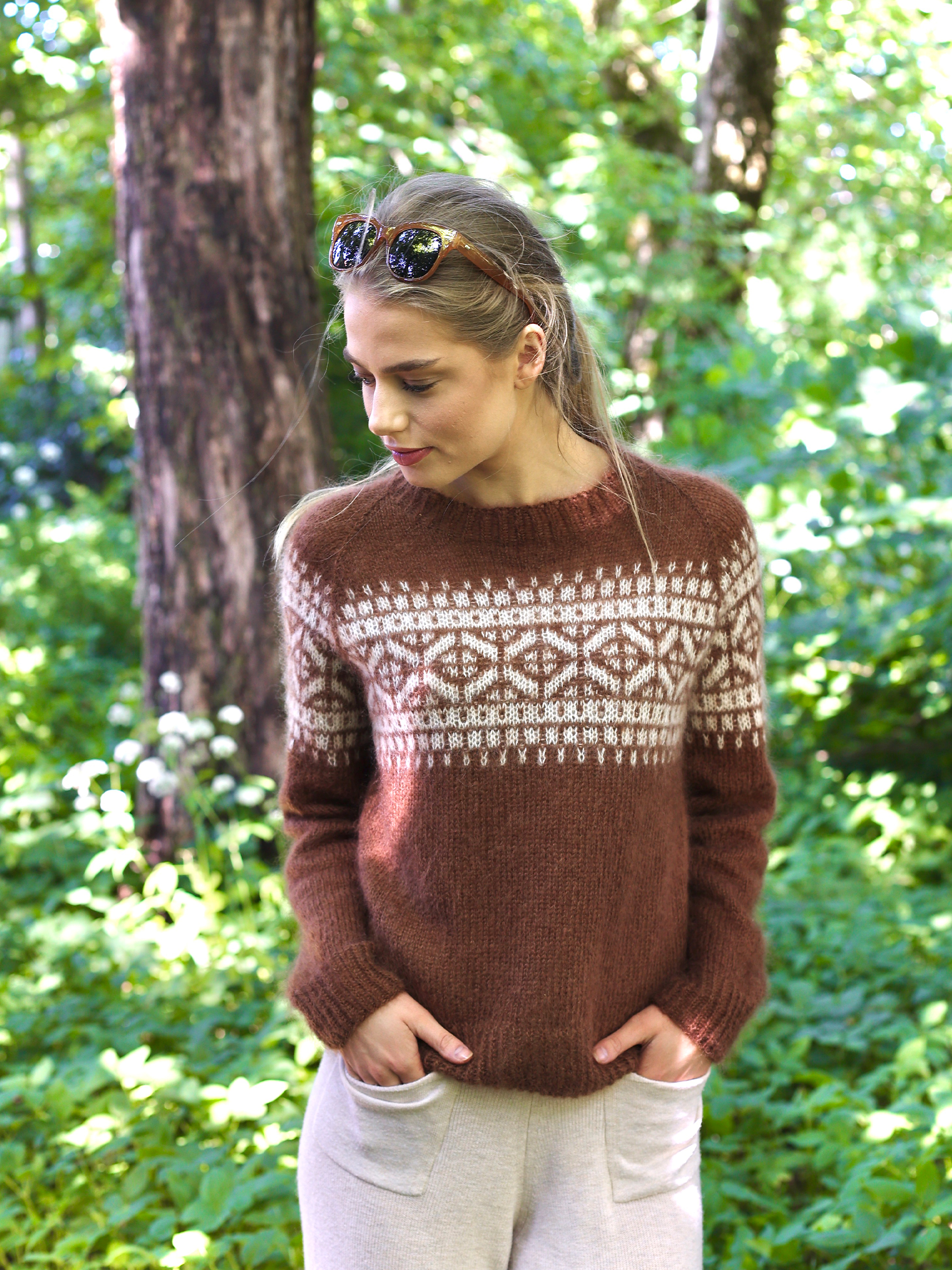 DUSTY tröja gyllenbrun