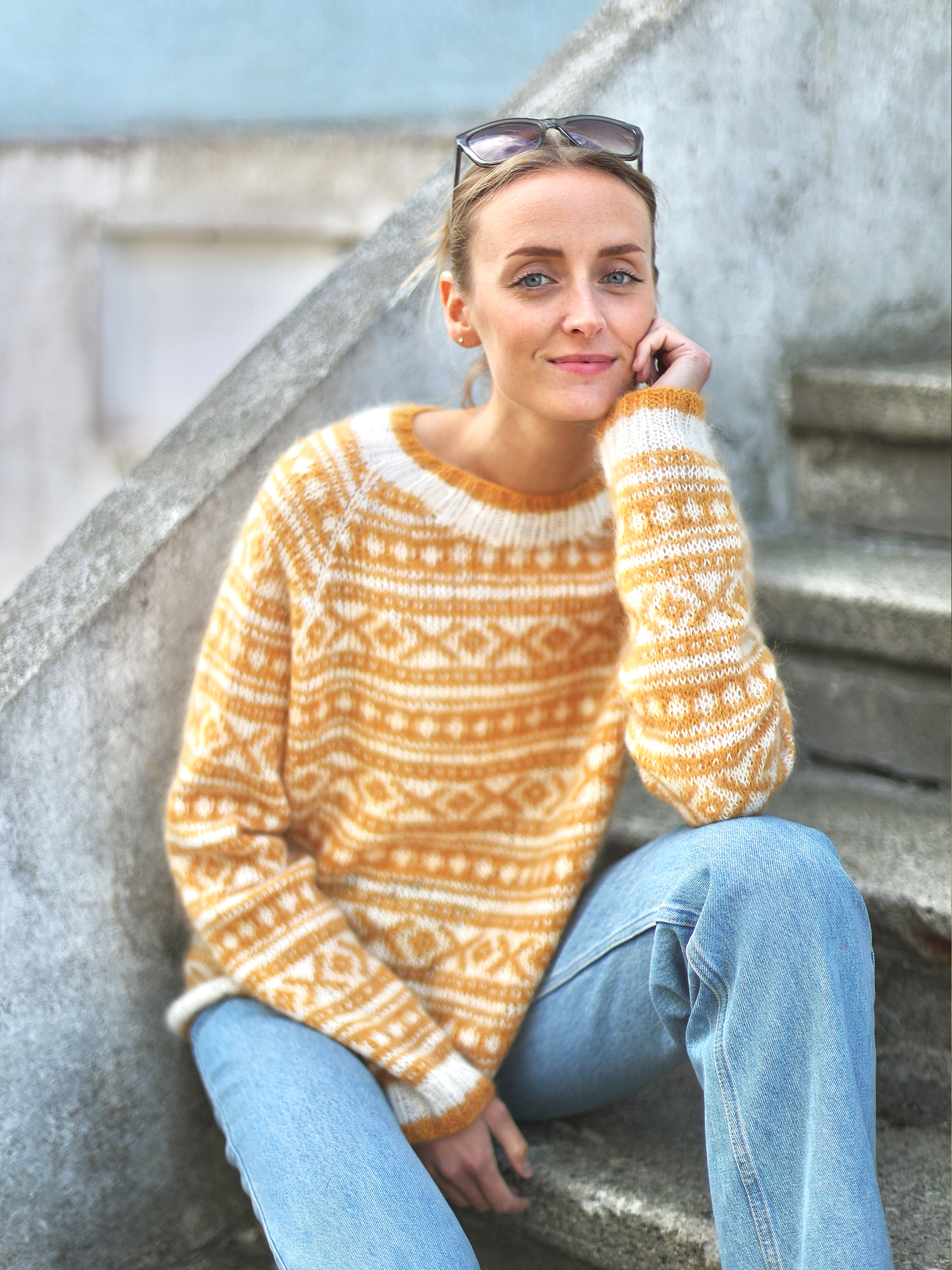 EIDA tröja currygul