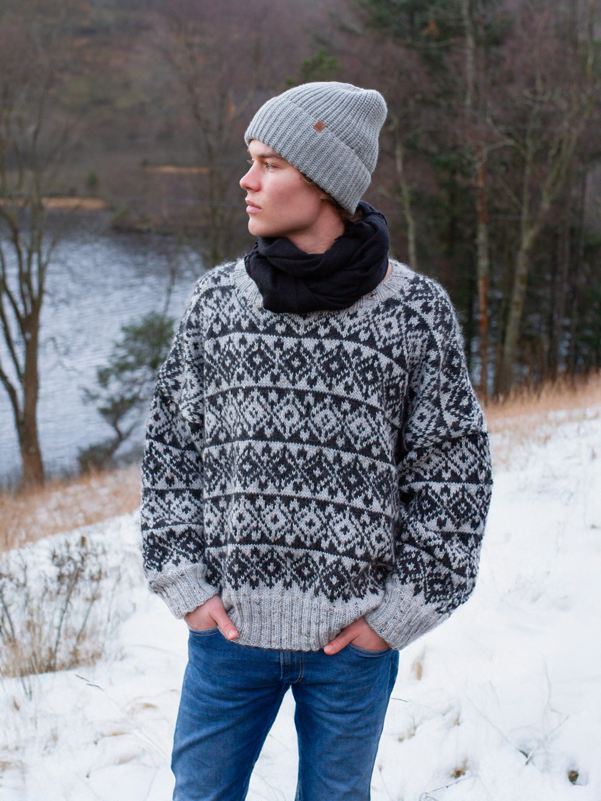 521K-12 FAGERLAND tröja herr