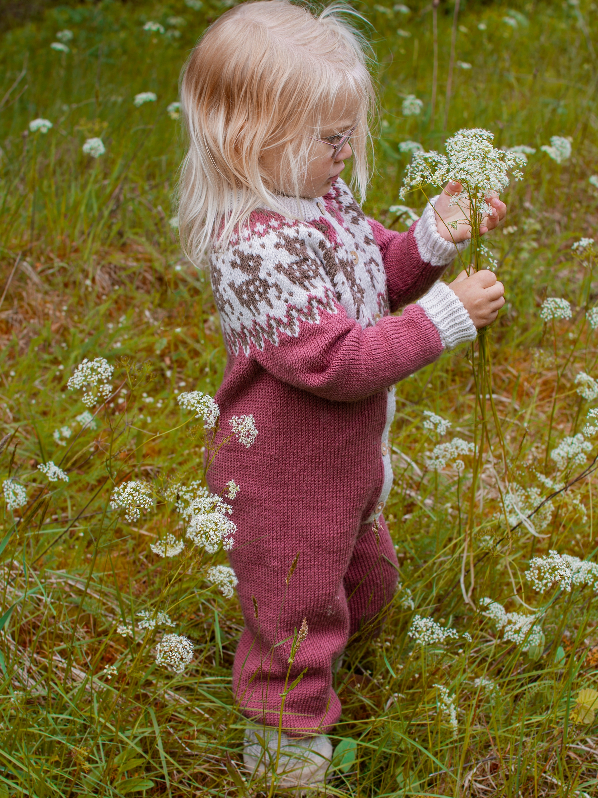FAUNA heldräkt brunrosa