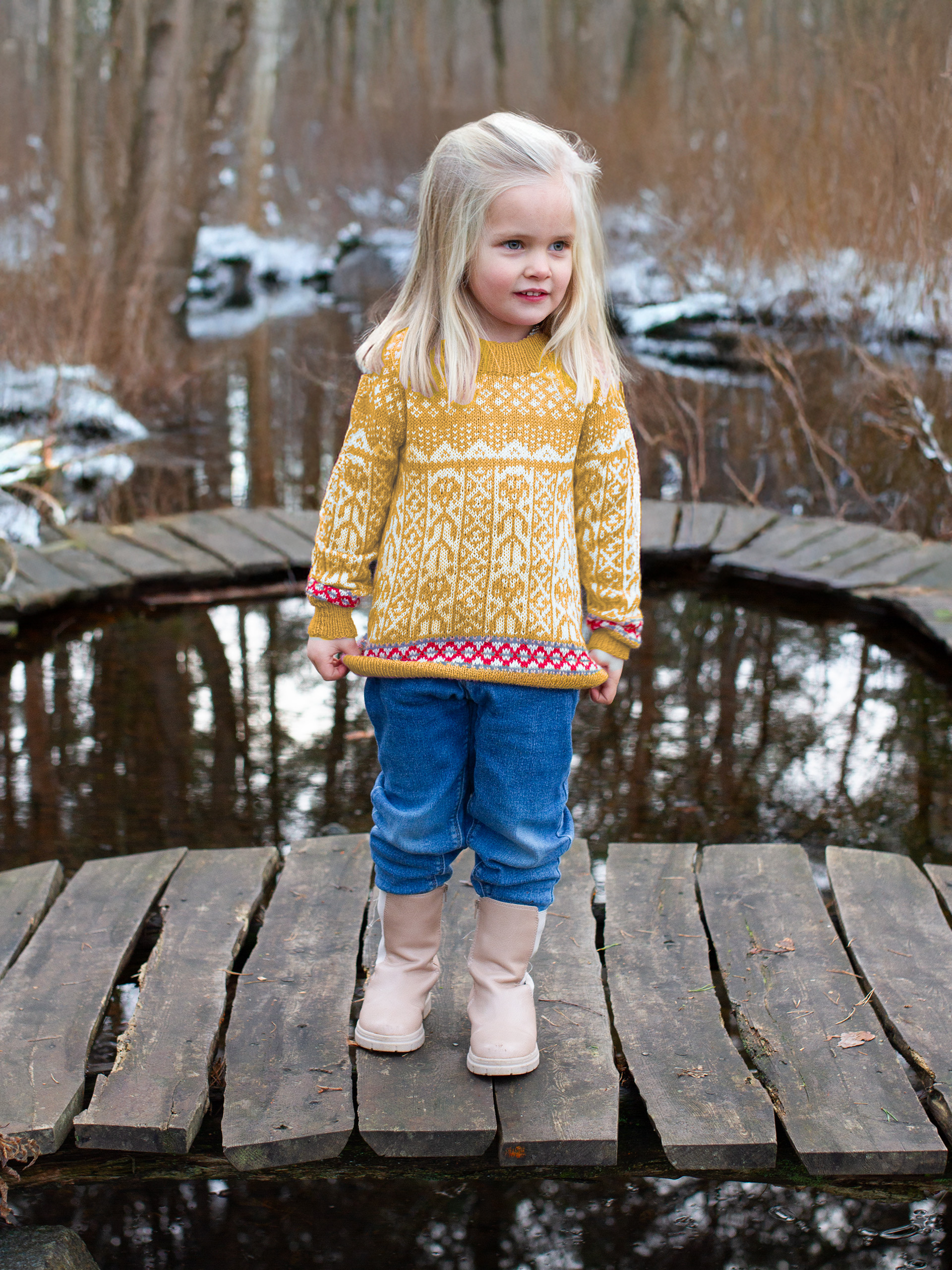 521K-08d FLÅM tröja mini