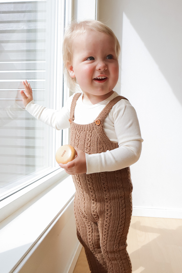 Fletteselebukse fadedbrown